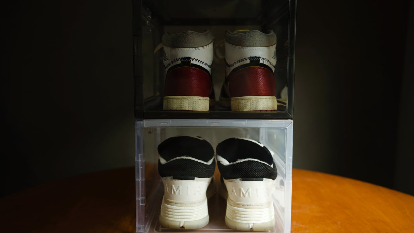 SIDE DROP SNEAKER DISPLAY CASES