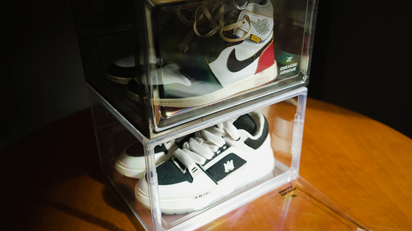 SIDE DROP SNEAKER DISPLAY CASES