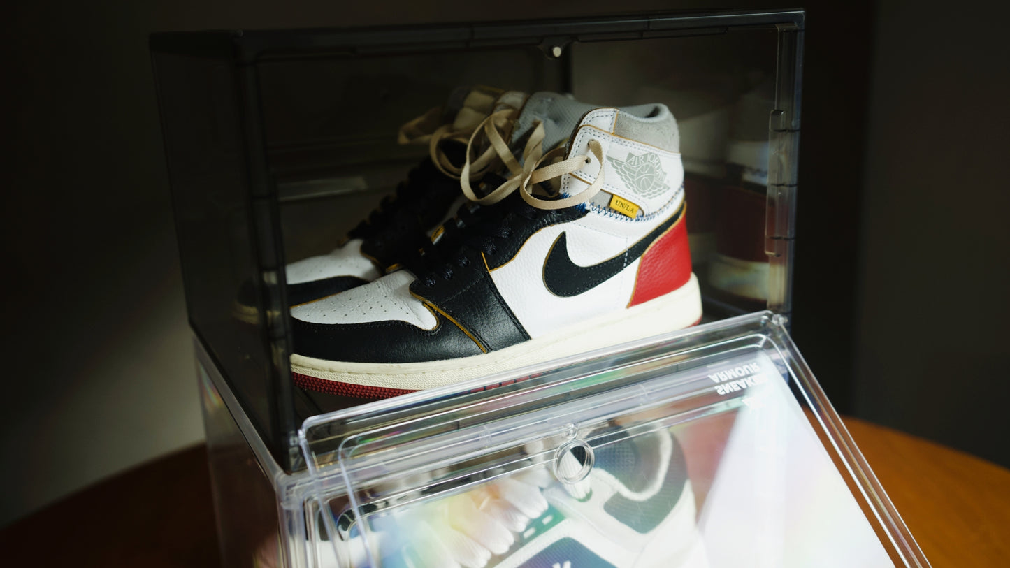 SIDE DROP SNEAKER DISPLAY CASES