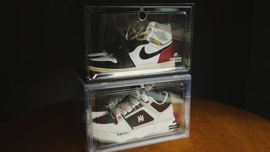 SIDE DROP SNEAKER DISPLAY CASES